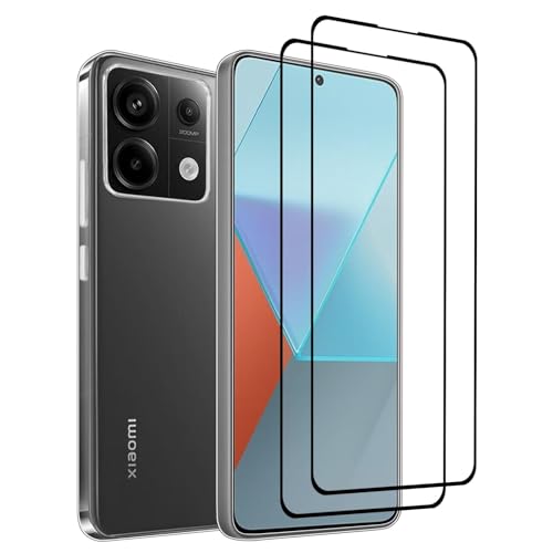 32nd Klare Gel Series - Ultradünne, Transparente TPU-Hülle mit 2 X Displayschutzfolien aus Gehärtetem Glas für Xiaomi Redmi Note 13 Pro - Transparent 32nd Klare Gel Series - Ultradünne, Transparente TPU-Hülle mit 2 X Displayschutzfolien aus Gehärtetem Glas für Xiaomi Redmi Note 13 Pro - Transparent von 32nd