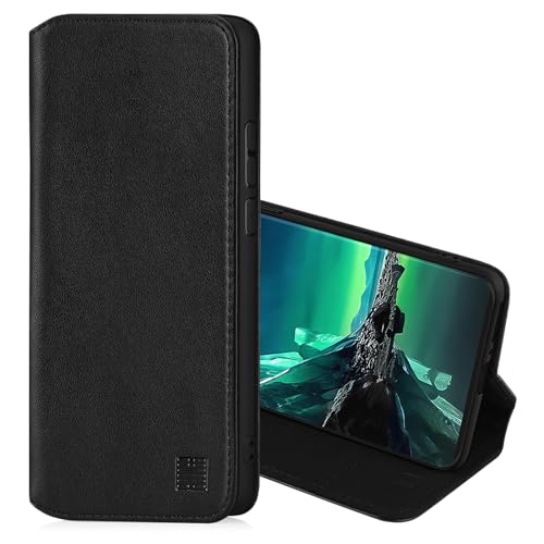 32nd Klassische Serie 2.0 - Lederhülle Case Cover für Motorola Edge 40 Neo, Echtleder Hülle Mit RFID-Blockierung Kartensteckplatz, Magnetverschluss und Standfuß - Schwarz 32nd Klassische Serie 2.0 - Lederhülle Case Cover für Motorola Edge 40 Neo, Echtleder Hülle Mit RFID-Blockierung Kartensteckplatz, Magnetverschluss und Standfuß - Schwarz von 32nd