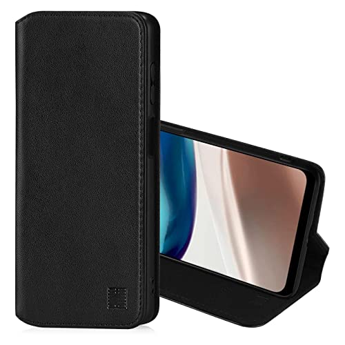 32nd Klassische Series 2.0 - Lederhülle Case Cover für Motorola Moto G42, Echtleder Hülle Entwurf gemacht Mit Kartensteckplatz, Magnetisch und Standfuß - Schwarz 32nd Klassische Series 2.0 - Lederhülle Case Cover für Motorola Moto G42, Echtleder Hülle Entwurf gemacht Mit Kartensteckplatz, Magnetisch und Standfuß - Schwarz von 32nd