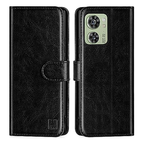 32nd PU Leder Mappen Hülle Flip Case Cover für Motorola Moto Edge 40, Ledertasche Hüllen Mit RFID-Blockierung Kartensteckplatz, Magnetverschluss und Standfuß - Schwarz 32nd PU Leder Mappen Hülle Flip Case Cover für Motorola Moto Edge 40, Ledertasche Hüllen Mit RFID-Blockierung Kartensteckplatz, Magnetverschluss und Standfuß - Schwarz von 32nd