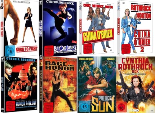 15 Filme Cynthia Rothrock Mega Collection – Born to Fight + Beyond Justice + China O‘Brien 1+2 + Honor & Glory + Rage and Honor + Prince oft he Sun u.v.m. 10 DVD Edition 15 Filme Cynthia Rothrock Mega Collection – Born to Fight + Beyond Justice + China O‘Brien 1+2 + Honor & Glory + Rage and Honor + Prince oft he Sun u.v.m. 10 DVD Edition von 375 Media