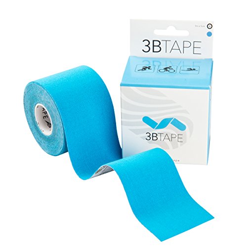 3B Scientific Kinesiologie Tape - [5 m x 5 cm] - Tape/Übungsband für die Unterstützung von Muskeln und Gelenken, Verbesserung von Regeneration, Sport Tape - Blau von 3B Scientific