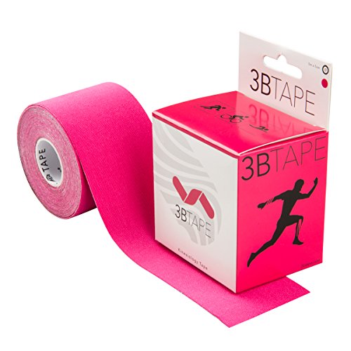 3B Scientific Kinesiologie Tape - [5 m x 5 cm] - Tape/Übungsband für die Unterstützung von Muskeln und Gelenken, Verbesserung von Regeneration, Sport Tape - Pink von 3B Scientific