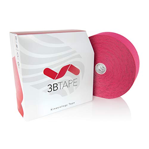 3B Scientific Kinesiologie Tape - Großpackung [31 m x 5 cm] - Tape/Übungsband für die Unterstützung von Muskeln und Gelenken, Verbesserung von Regeneration, Sport Tape - Pink von 3B Scientific
