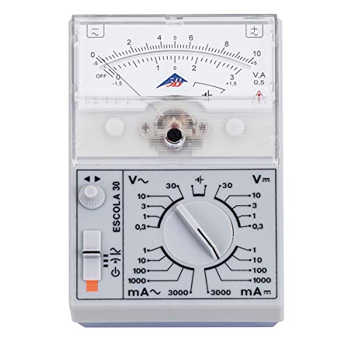 3B Scientific Physik Lehrmittel - Analog-Multimeter ESCOLA 30 - didaktisches Messgerät für Schulversuche, Ausbildung und Hochschulpraktika, 1013526 von 3B Scientific