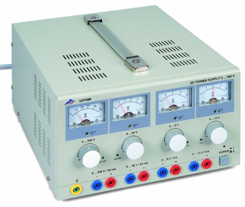 3B Scientific Physik Lehrmittel - DC-Netzgerät 0 – 500 V (230 V, 50/60 Hz) - speziell zur Versorgung von Elektronenröhren von 3B Scientific