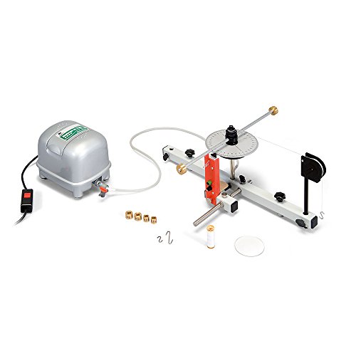 3B Scientific Physik Lehrmittel - Luftgelagertes Drehsystem (230 V, 50/60 Hz) - zur Untersuchung reibungsfreier Drehbewegungen von 3B Scientific