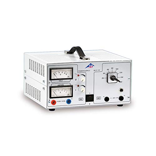 3B Scientific U8521131-230 AC/DC-Netzgerät, 0-20 V, 0-5 A, 230 V, 50/60 Hz von 3B Scientific