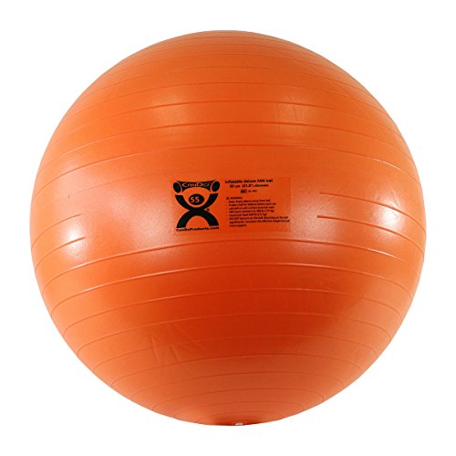CanDo Gymnastikball - Deluxe Anti-Burst Trainingsball - Sitzball, Durchmesser 55 cm, orange von 3B Scientific