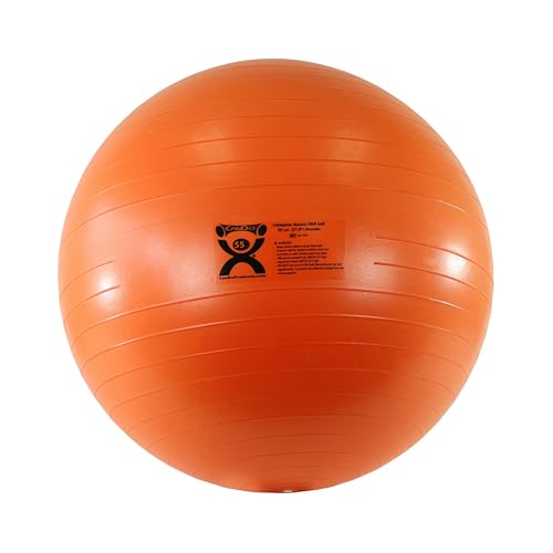 CanDo Gymnastikball - Deluxe Anti-Burst Trainingsball - Sitzball, Durchmesser 55 cm, orange von 3B Scientific