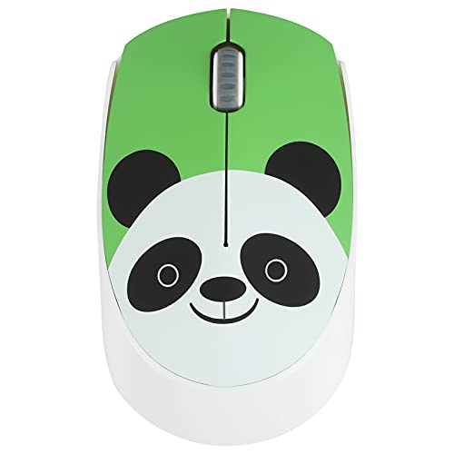 3C Light 2,4 GHz kabellose Maus, niedlich, leise, kabellose Maus, tragbare optische Mäuse, Cartoon-Computermaus, 3 einstellbare DPI, für Laptop, Desktop-PC (Panada) von 3C Light