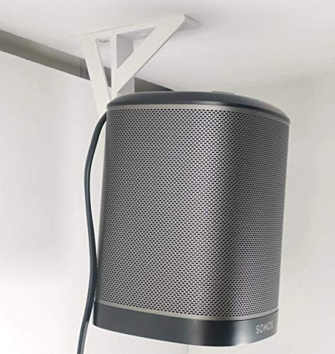 Halterung für Sonos Play 1 / Unterschrank / Küche (weiß) von 3D Cabin
