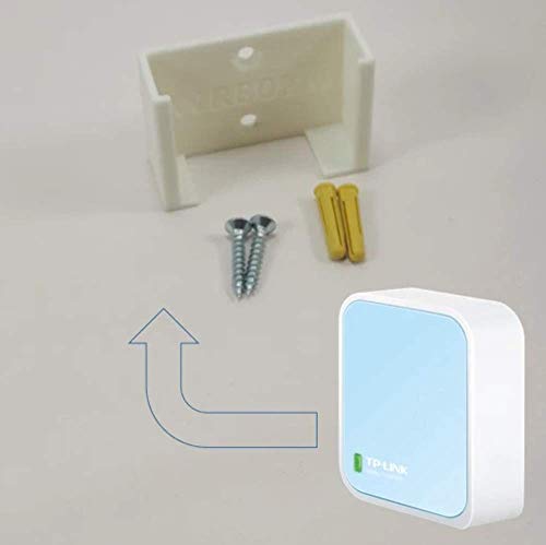 Tp Link Nano WiFi Router Wr802N Wandhalterung unter dem Schreibtisch (weiß) von 3D Cabin
