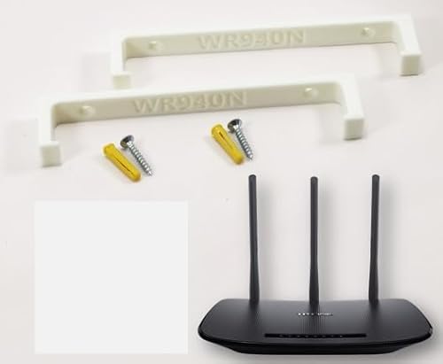 TP Link WR940N Wandhalterung für Kabellose Router, Weiß von 3D Cabin