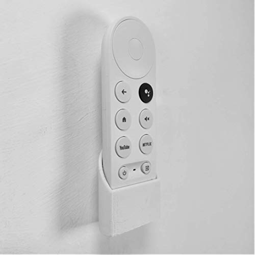 Wandhalterung / Ständer für Google Chrome Cast Google TV Controller (Wandhalterung weiß) von 3D Cabin