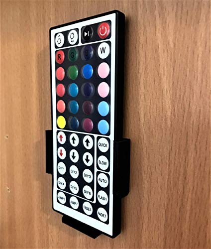 Wandhalterung für LED Beleuchtung 44 Tasten Fernbedienung Schwarz von 3D Cabin