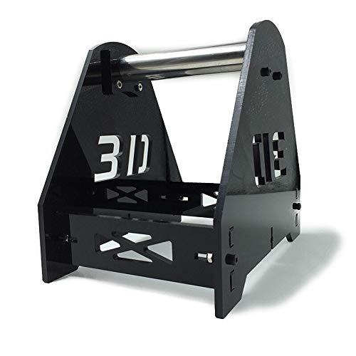 Filament-Spulen-Ständer Acryl Halterung Schwarz black Spool mount von 3D-Drucker-Filament.de