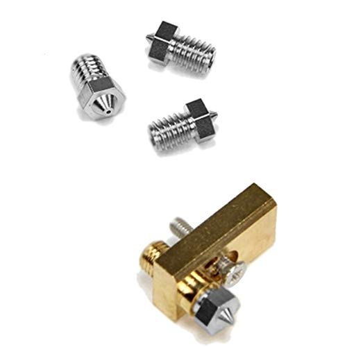 Olsson Steel Kit - Messing Block, 4 Edelstahl-Düsen 2,85mm & 3,00mm geeignet kompatibel für Ultimaker 2 von 3D-Drucker-Filament.de