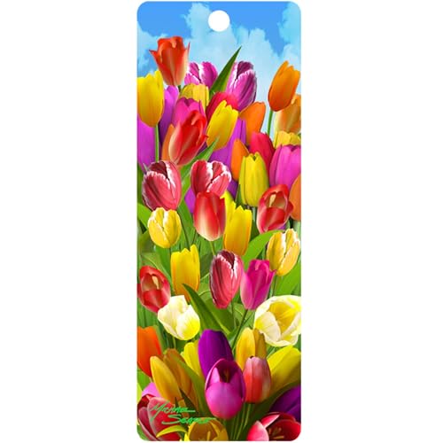 3D LiveLife Bookmark - Tulip Tide from Deluxebase A Flower Bookmark with lenticular 3D Artwork Licensed from Renowned Artist Michael Searle 3D LiveLife Bookmark - Tulip Tide from Deluxebase A Flower Bookmark with lenticular 3D Artwork Licensed from Renowned Artist Michael Searle von 3D LiveLife