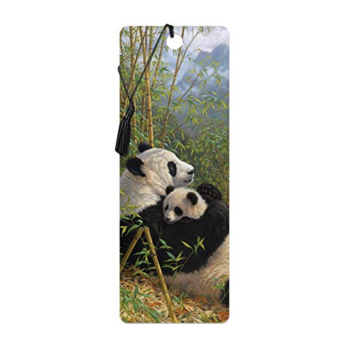 3D LiveLife Lesezeichen - Eine neue Dynastie von Deluxebase. Ein Panda-Lesezeichen mit linsenförmigen 3D-Kunstwerken, lizenziert von der bekannten Künstlerin Beth Hoselton von 3D LiveLife