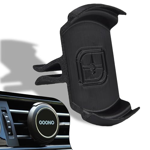 Lüftungsgitter Halterung für OOONO CO-Driver NO1 formstabil Clip Mount Lüftungsschlitz Lüftung schwarz Auto KFZ Zubehör Lüftung von 3D M