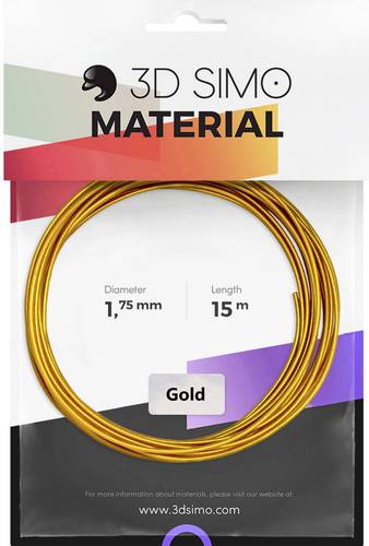 3D Simo 3Dsimo Gold Filament 1.75mm 40g Gold 1St. von 3D Simo