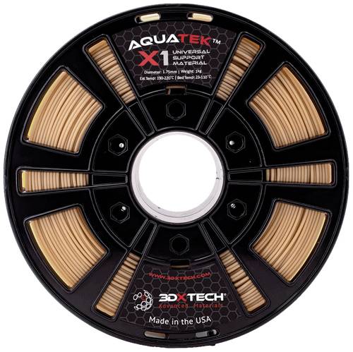 3D Xtech USM1010500N AQUATEK X1 ADVANCED USM Filament wasserlöslich 1.75mm 500g Natur-Beige 1St. von 3D Xtech