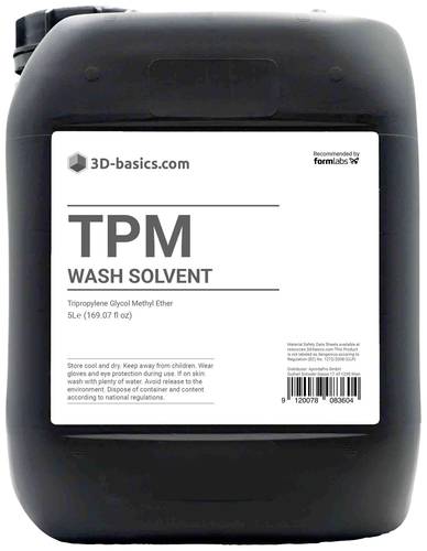 Reinigungsmittel TPM Wash Solvent 5L 320023 von 3D-basics