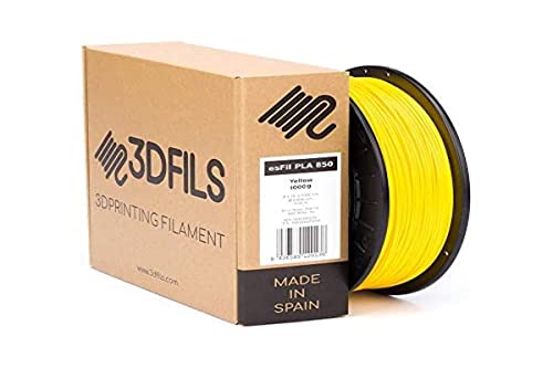 3DFILS - ESFIL PLA INGEO 3D850 Filament für 3D-Druck, 1,75 mm, 1 kg, Gelb von 3DFILS