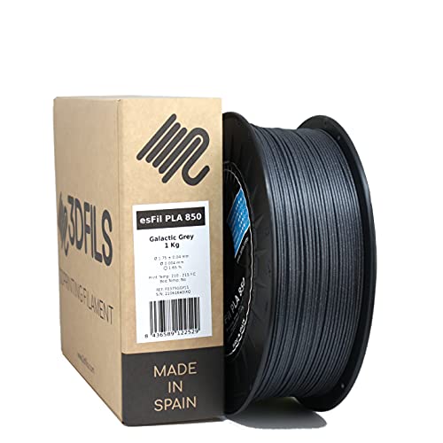 3DFILS Glitzerndes Filament für 3D-Drucker, PLA MAX: 1,75 mm, 1 kg, Galactic Gray 3DFILS Glitzerndes Filament für 3D-Drucker, PLA MAX: 1,75 mm, 1 kg, Galactic Gray von 3DFILS