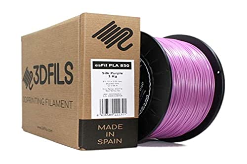 3DFILS - PLA Seide Filament für 3D-Druck (1 kg, Lila Seide) von 3DFILS