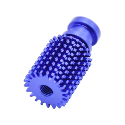 3DPLady | Verbesserter V6 Kühlkörper Upgrade (Version 2) für 3D-Drucker Remote V6 Hotend mit Kühlrippen für bessere Kühlung (Blau) von 3DPLady