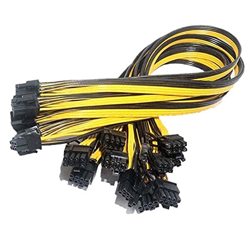3DTengkit 10x Stromkabel PCI-E 6P auf 8P (6+2) Pin Grafikkarte PCI-e Express VGA Splitter Stromverlängerungskabel, Für DPS-1200FB Ethereum Mining Breakout Boar von 3DTengkit