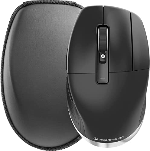 3Dconnexion CadMouse Pro Wireless (Ergonomische Maus, optisch, kabellos, USB-C, Rechtshänder, schwarz) von 3Dconnexion