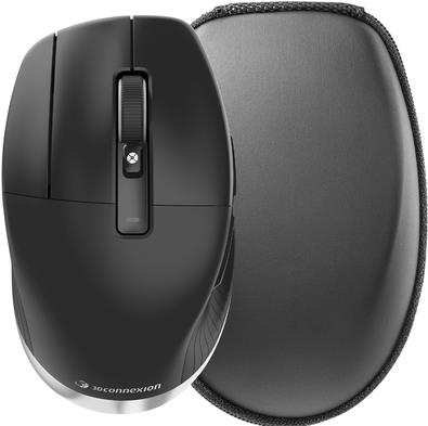 3Dconnexion CadMouse Pro Wireless Left - Maus - ergonomisch - Für Linkshänder - 7 Tasten - kabellos - Bluetooth, 2.4 GHz, USB-C - kabelloser Empfänger (USB) (3DX-700117) von 3Dconnexion
