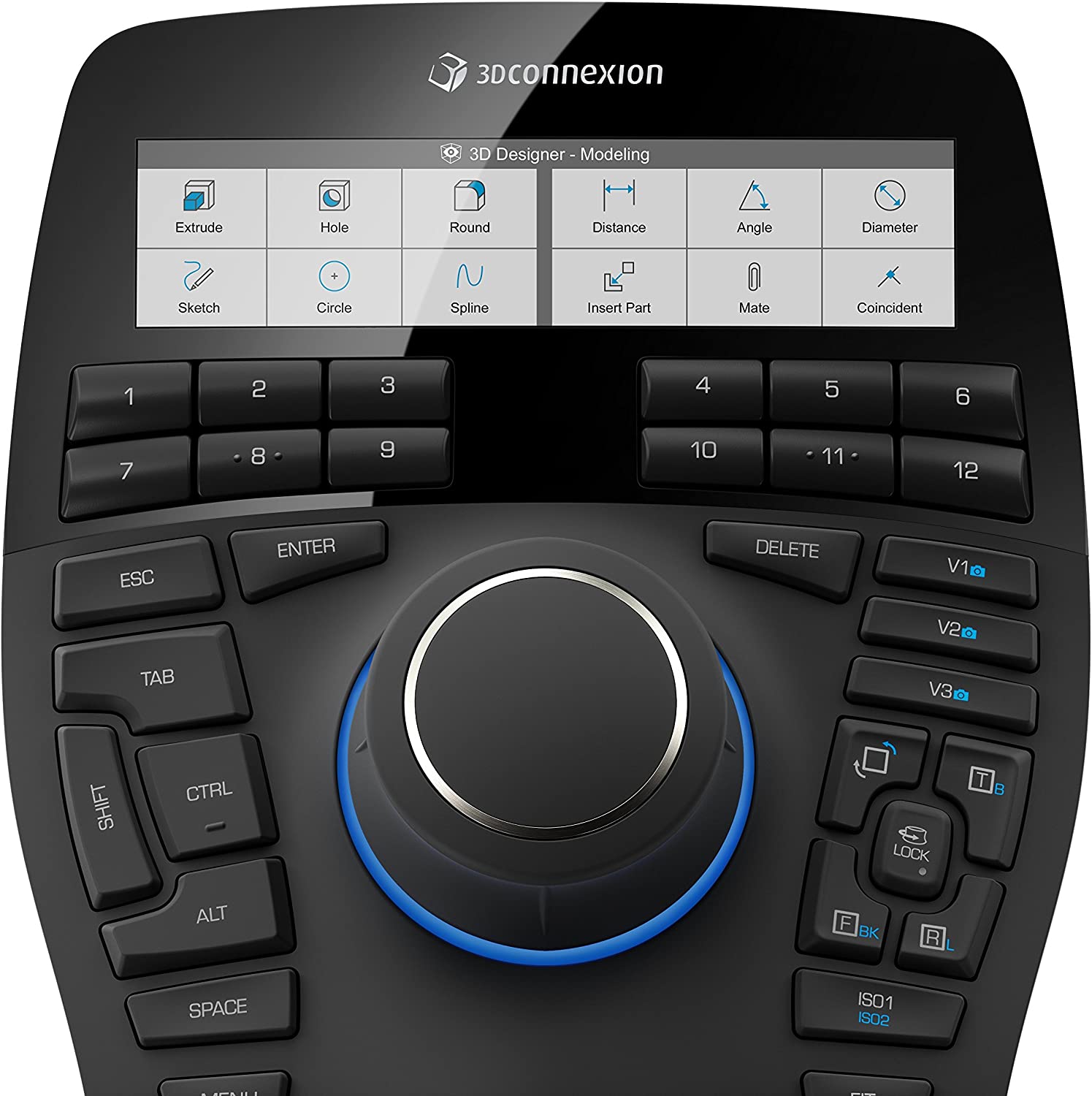 3Dconnexion SpaceMouse Enterprise - 3D mouse - 31 Tasten - verkabelt - USB (3DX-700056) von 3Dconnexion