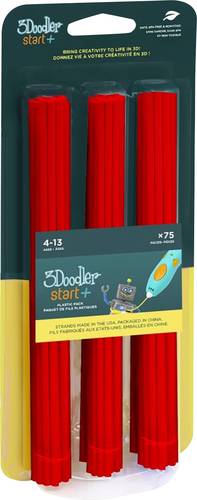 3Doodler 3DS-ECO03-RED-75 Start Filament PLA Rot 75St. von 3Doodler