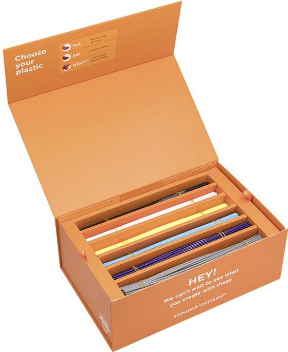 3Doodler Create LP Plastic Kit - Filament-Nachfüller - Mehrfarbig - Acrylnitril-Butadien-Styrol (ABS) - Kunststoff - 1200 Stück(e) - for Create+/Create/Pro/2.0 and ver. 1 - 3,1 kg (8CPLFILLED) von 3Doodler