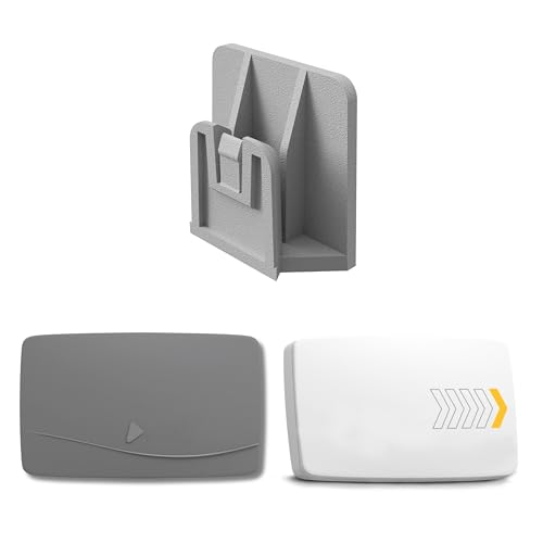3Drive Clip Halterung für T.Pass Mautsystem, kompatibel mit MooneyGo, Klebemontage (Grau, 1 Stück) von 3Drive