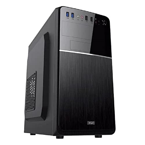 3Go Zubehör PC und Laptop, Modell MicroATX NAIN2, schwarz, FA500 W USB 3.0 von 3GO