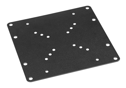 3IDEE Universelle VESA Adapter Platte, VESA Mount, Monitor Adapter erweiterbar von 50x50 bis 200x200, VESA 100x100, VESA 200x200 - Extreme Traglast bis 30kg - für TV und Monitor bis 42" von 3IDEE