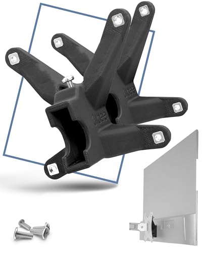 3IDEE VESA Adapter Bundle für HP Monitor Serie 5 & Mf (524sa, 524sf, 524sw, 527sa, 527sf, 527sw, 532sf, M22f, M24f, M27f, M32f) - Monitor Halterung Adapter 75x75 mm - für Monitore ohne VESA - 2-Pack von 3IDEE