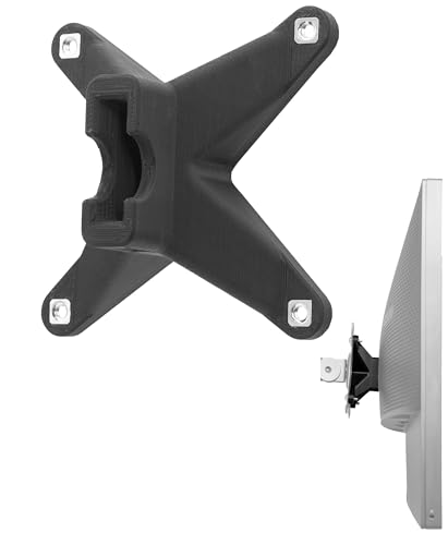 3idee VESA Adapter kompatibel mit Omen by HP Monitor (Omen 25 Gaming) - Monitor Halterung Adapter 75x75 mm - für Monitore ohne VESA Anschluss von 3idee