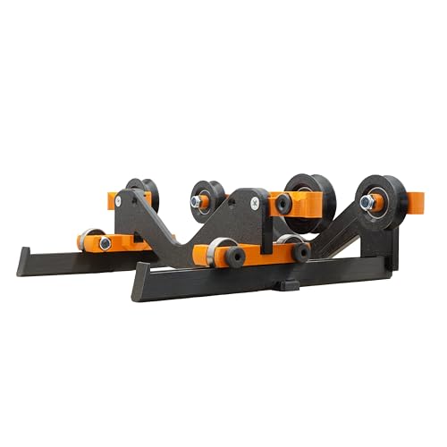 3IDEE fab-next Profi Filamenthalter für 3D-Drucker - Filament Rollenhalter Kugellager mit Schienensystem, Filament Spulenhalter für Filamentrollen bis 160mm, mit Montagevorrichtung für 3D-Drucker von 3IDEE
