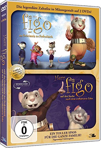 Herr Figo und das Geheimnis der Perlenfabrik / Herr Figo auf der Suche nach dem verlorenen Zahn (2 DVDs) von 3L Vertriebs GmbH & Co. KG
