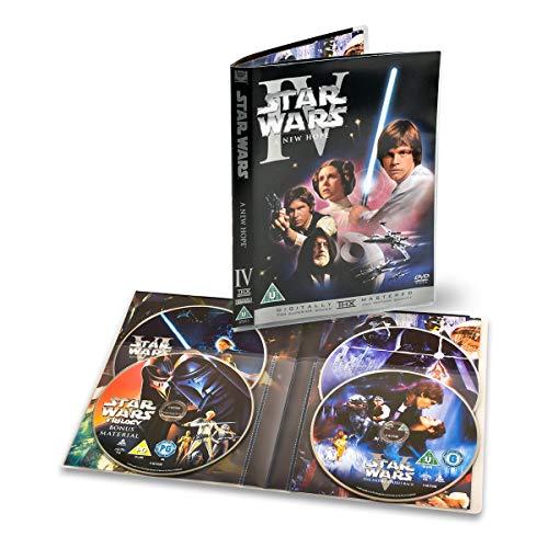3L 4fach DVD Hüllen mit Platz für 4 DVDs mit Covertasche – 10 Stück - Praktische & Platzsparende Aufbewahrung - 10288 von Djois