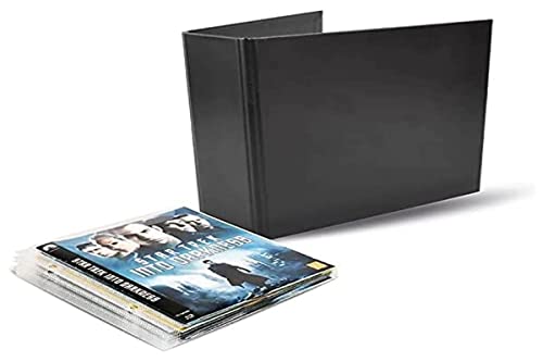 3L Blu-Ray Aufbewahrung - Kombipack mit 50 BluRay Hüllen & 2 Ringordner - Praktisch für Blu Ray Ordner/Sammelmappe - 10265 von 3L