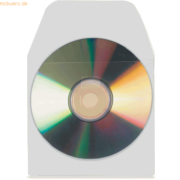 3L CD/DVD-Taschen selbstklebend 127x127mm mit Verschluss VE=100 Stück von 3L