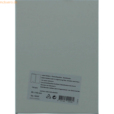3L Sichtfenster 55x102mm selbstklebend Kunststoff inkl. Etiketten VE=1 von 3L