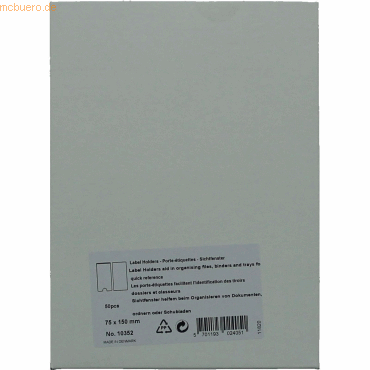3L Sichtfenster 75x150mm selbstklebend Kunststoff inkl. Etiketten VE=5 3L Sichtfenster 75x150mm selbstklebend Kunststoff inkl. Etiketten VE=5 von 3L